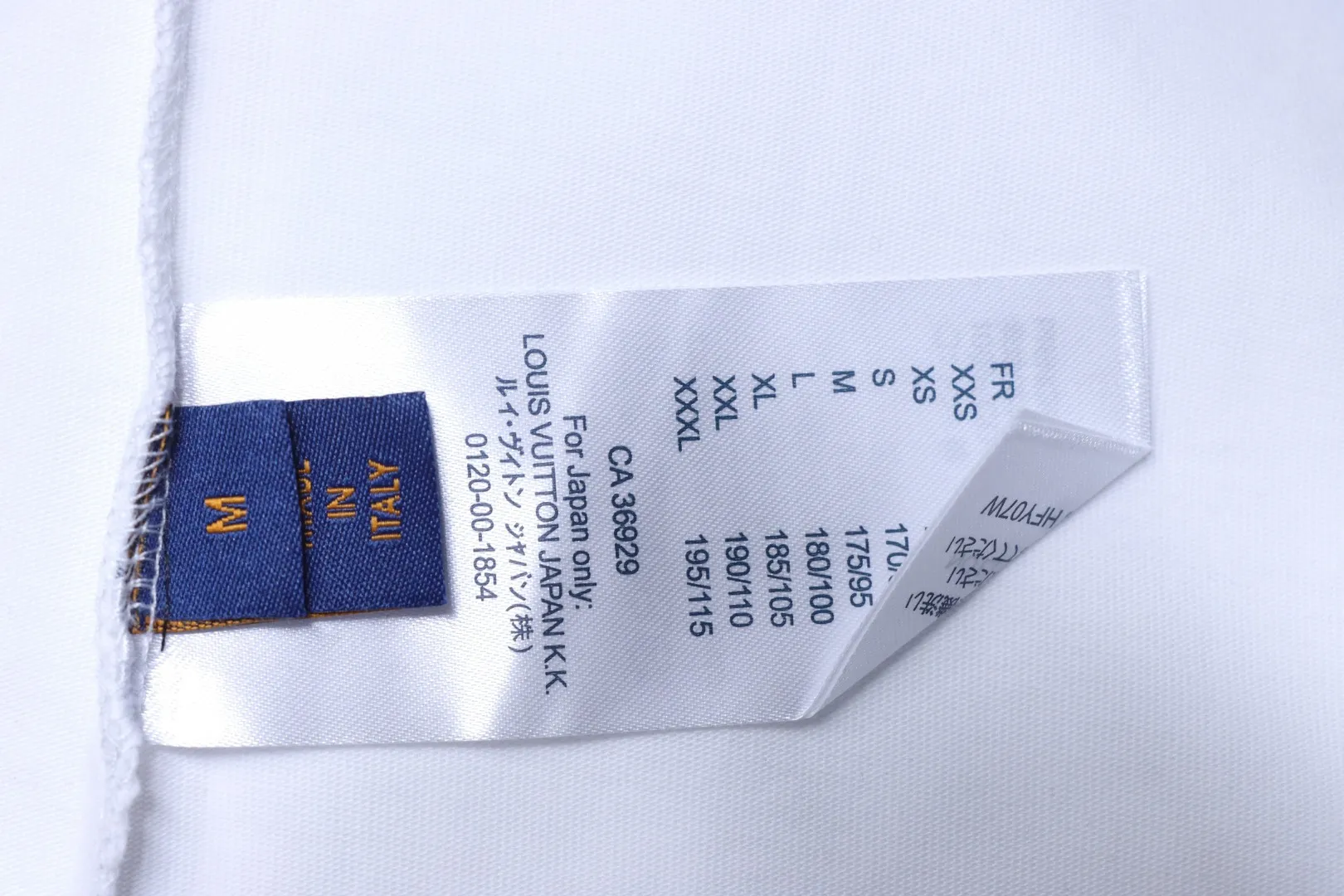 Louis Vuitton Pflegeetikett