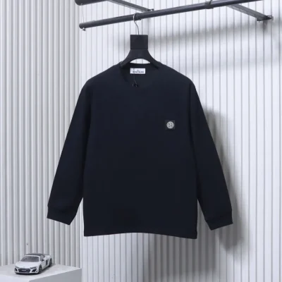 Stone Island Vorderansicht Schwarz