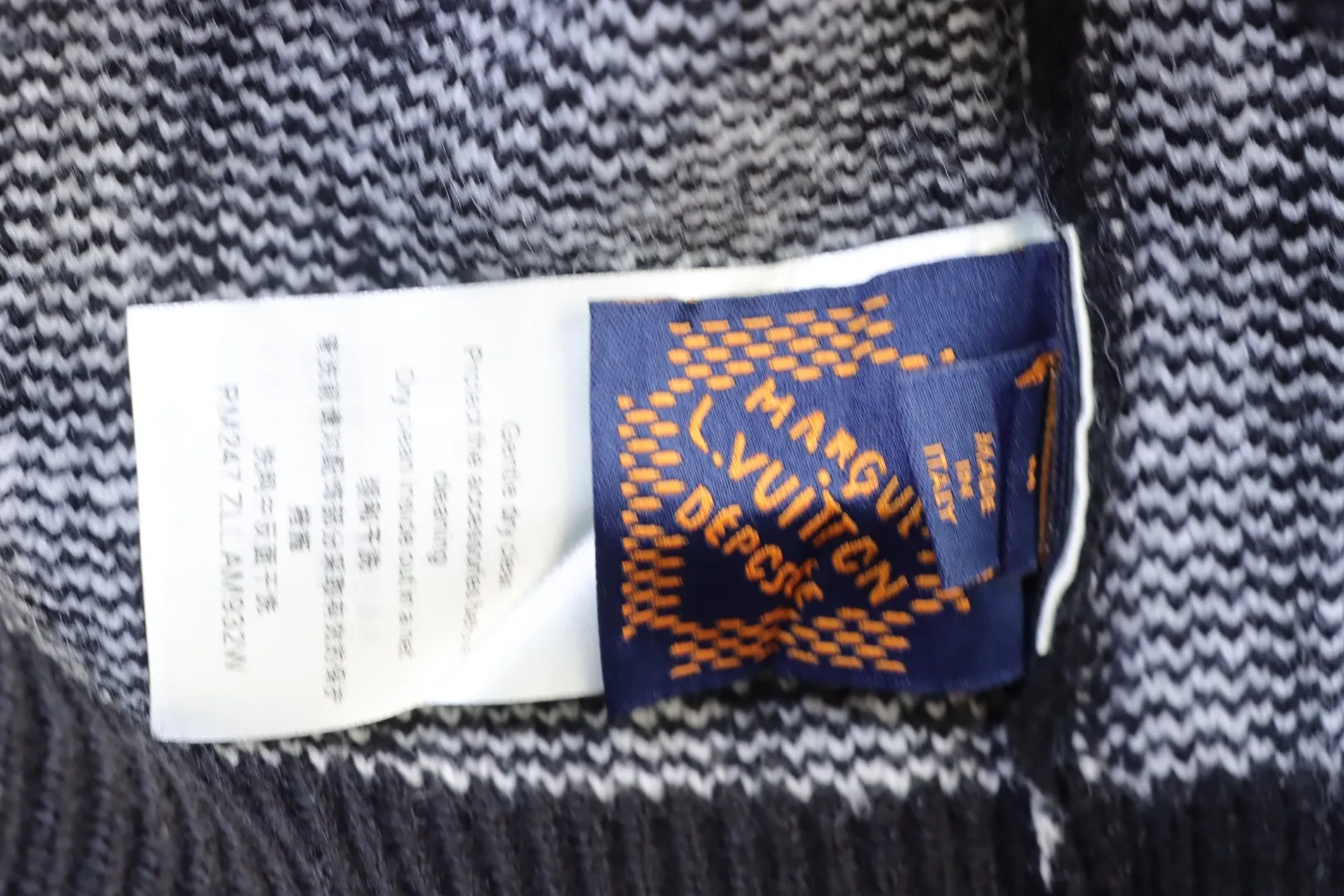 Louis Vuitton Pflegeetikett