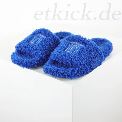NBA-Fellhausschuhe Blau