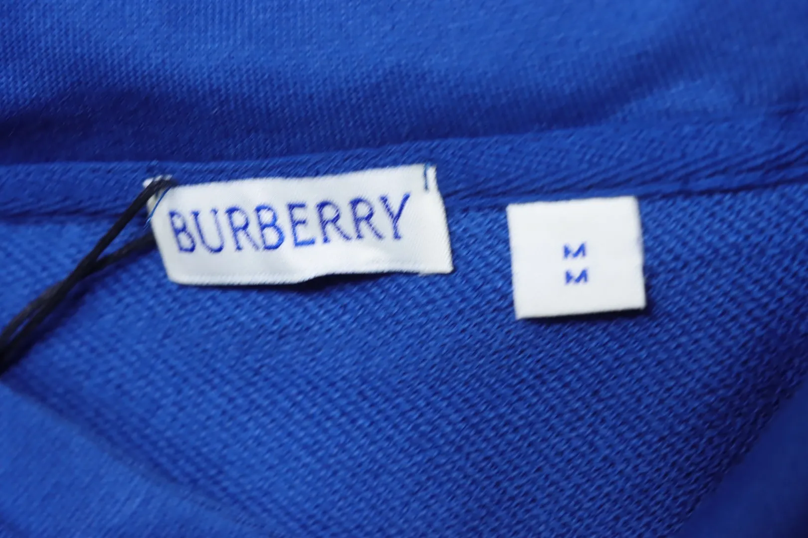 Burberry-Markenetikett