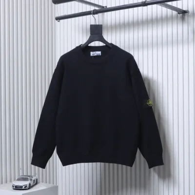 Stone Island – Vorderansicht Schwarz