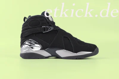 Air Jordan 8 „Chrome“ „Black and Light Graphite“ 305381-007
