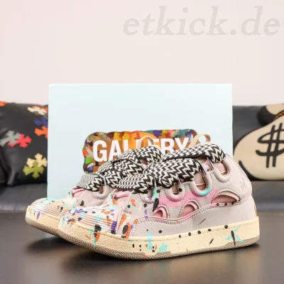 Gallery Dept. x L@nv1n Damen-Sneaker „Curb Light“ – „Paint Drip – Pale Pink“