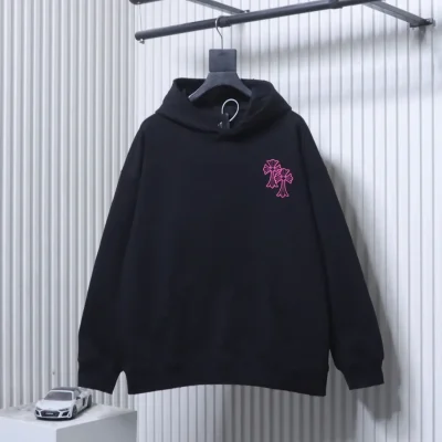 Chrome Hearts – Vorderansicht Schwarz