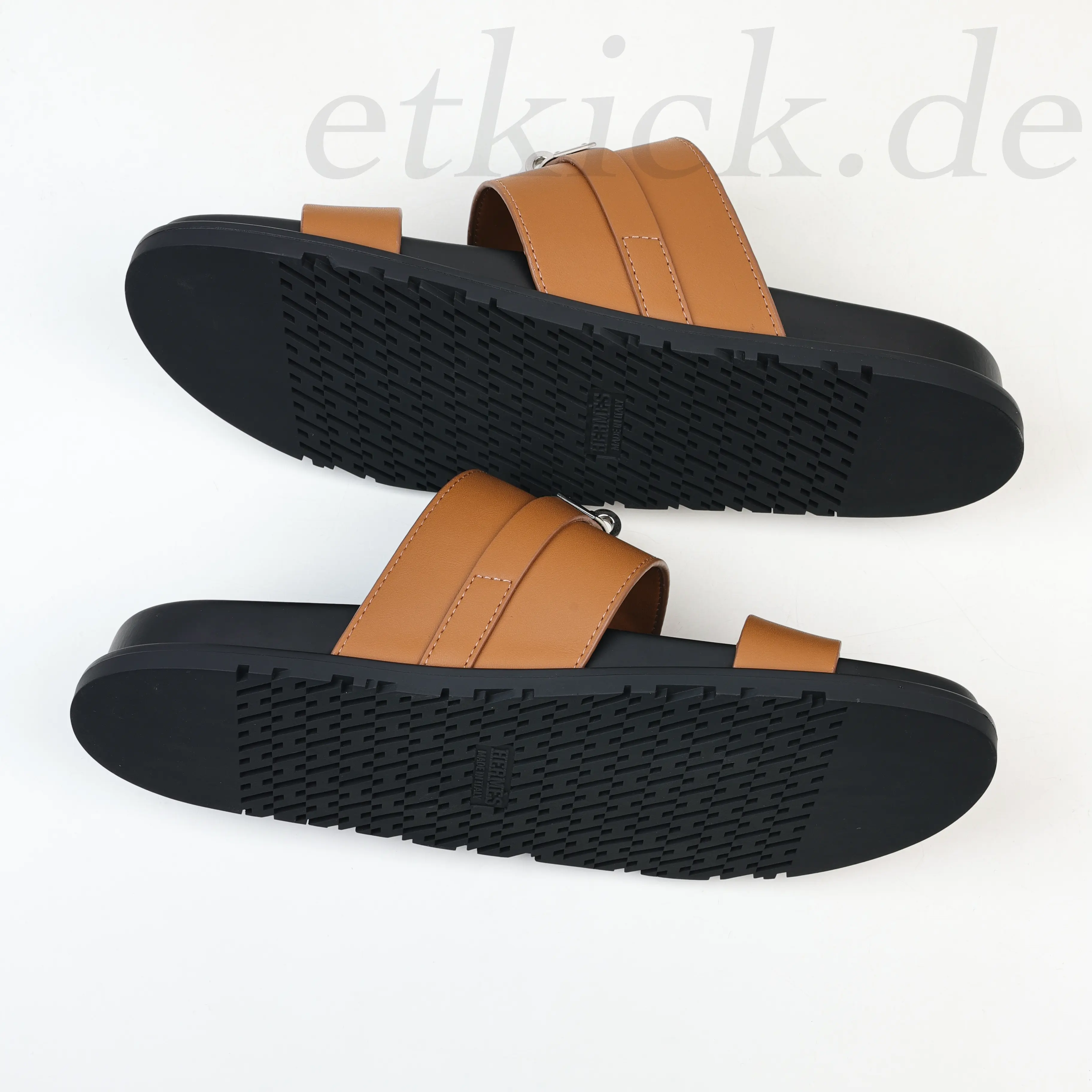 Jackson Pantoletten aus Kalbsleder – Braun und Schwarz – Bild 8