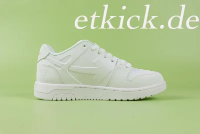 OFF-WHITE Out Low Tops Weiß-Orange