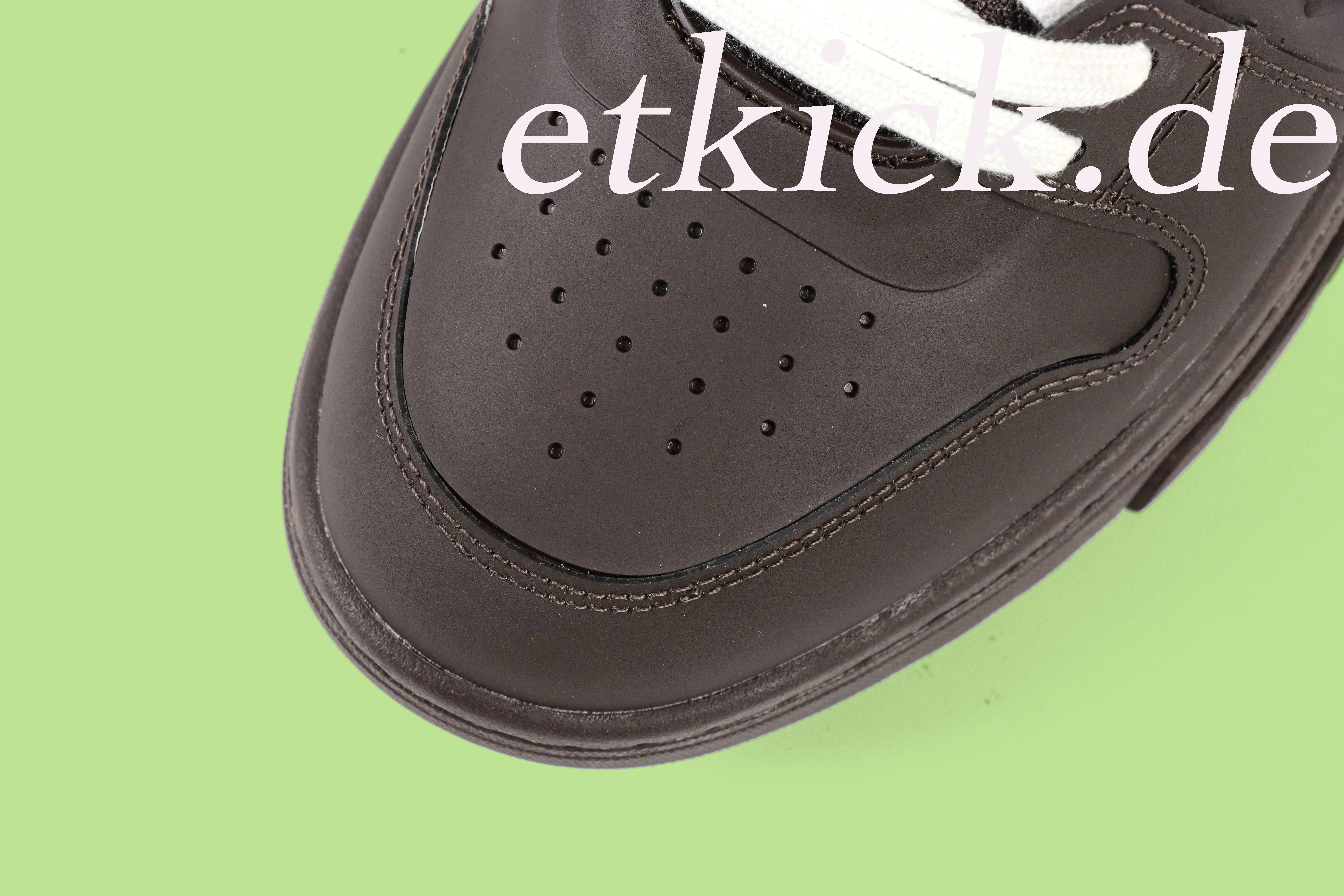 Off-White – Out Of Office Lifted-Sneaker in Braun – Bild 5
