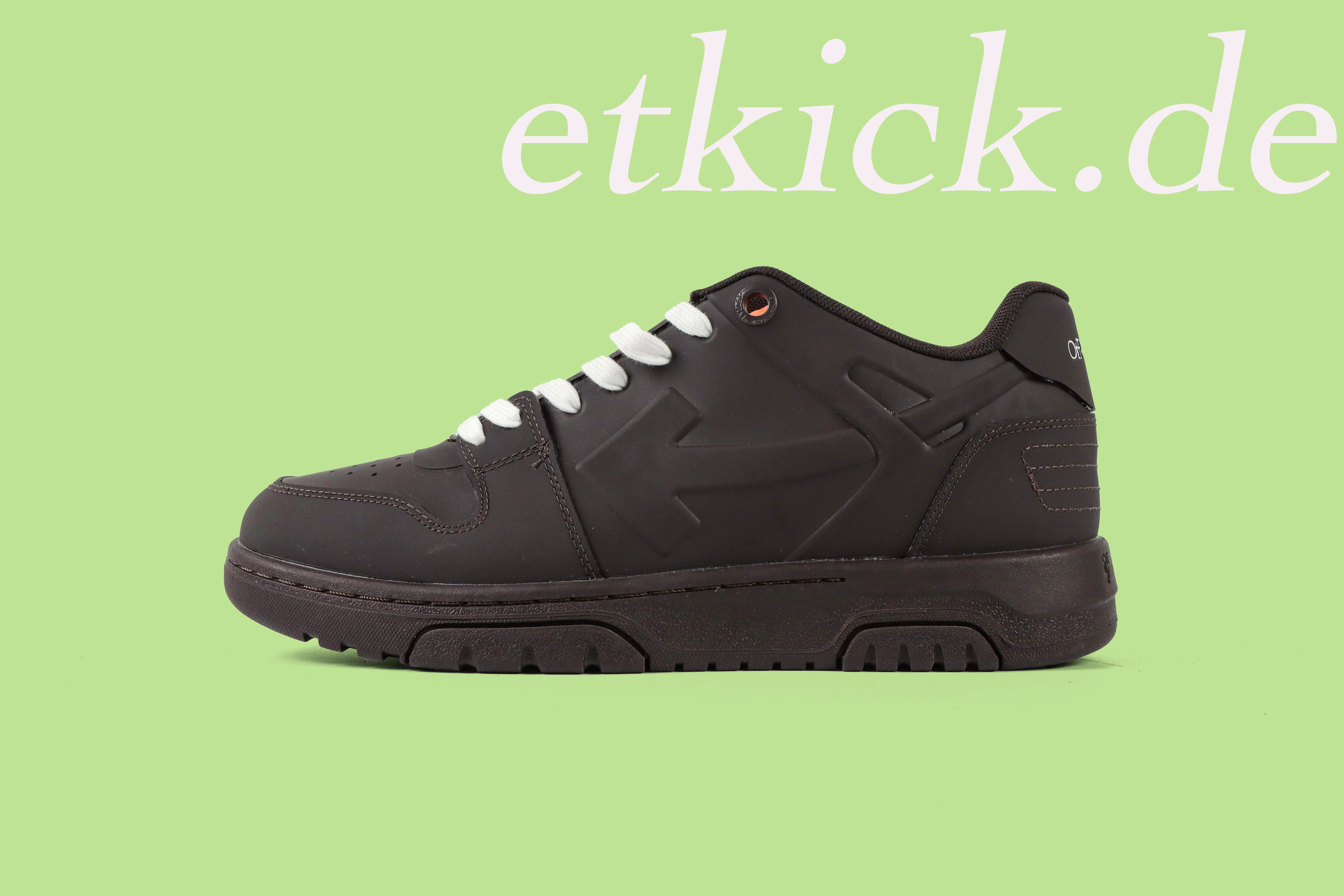 Off-White – Out Of Office Lifted-Sneaker in Braun – Bild 2