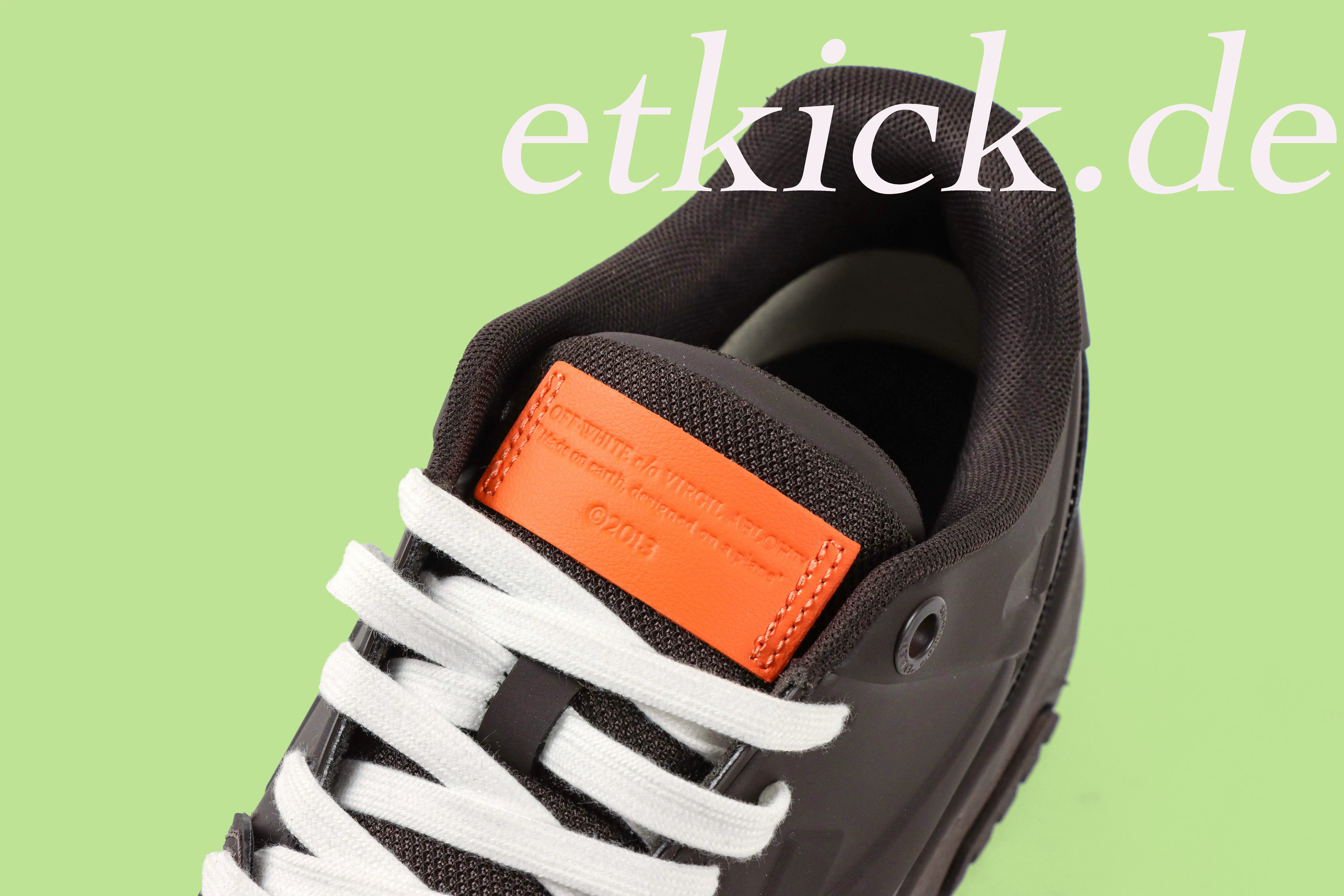 Off-White – Out Of Office Lifted-Sneaker in Braun – Bild 4
