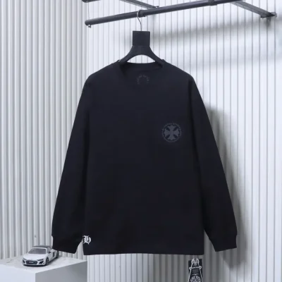 Chrome Hearts Vorderansicht Schwarz