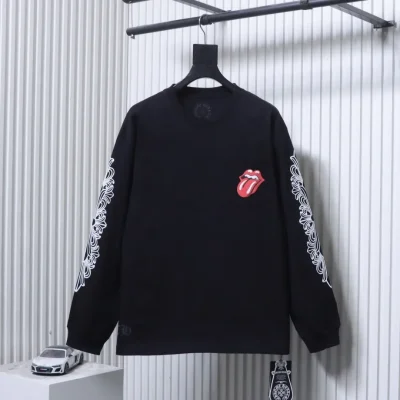 Chrome Hearts Vorderansicht Schwarz