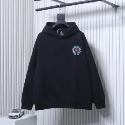 Chrome Hearts – Vorderansicht Schwarz