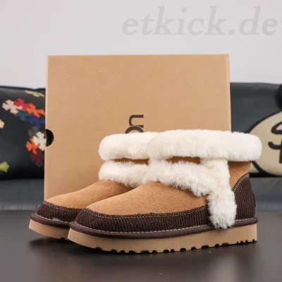 UGG Classic Mini Heritage-Stiefel in Kastanienbraun